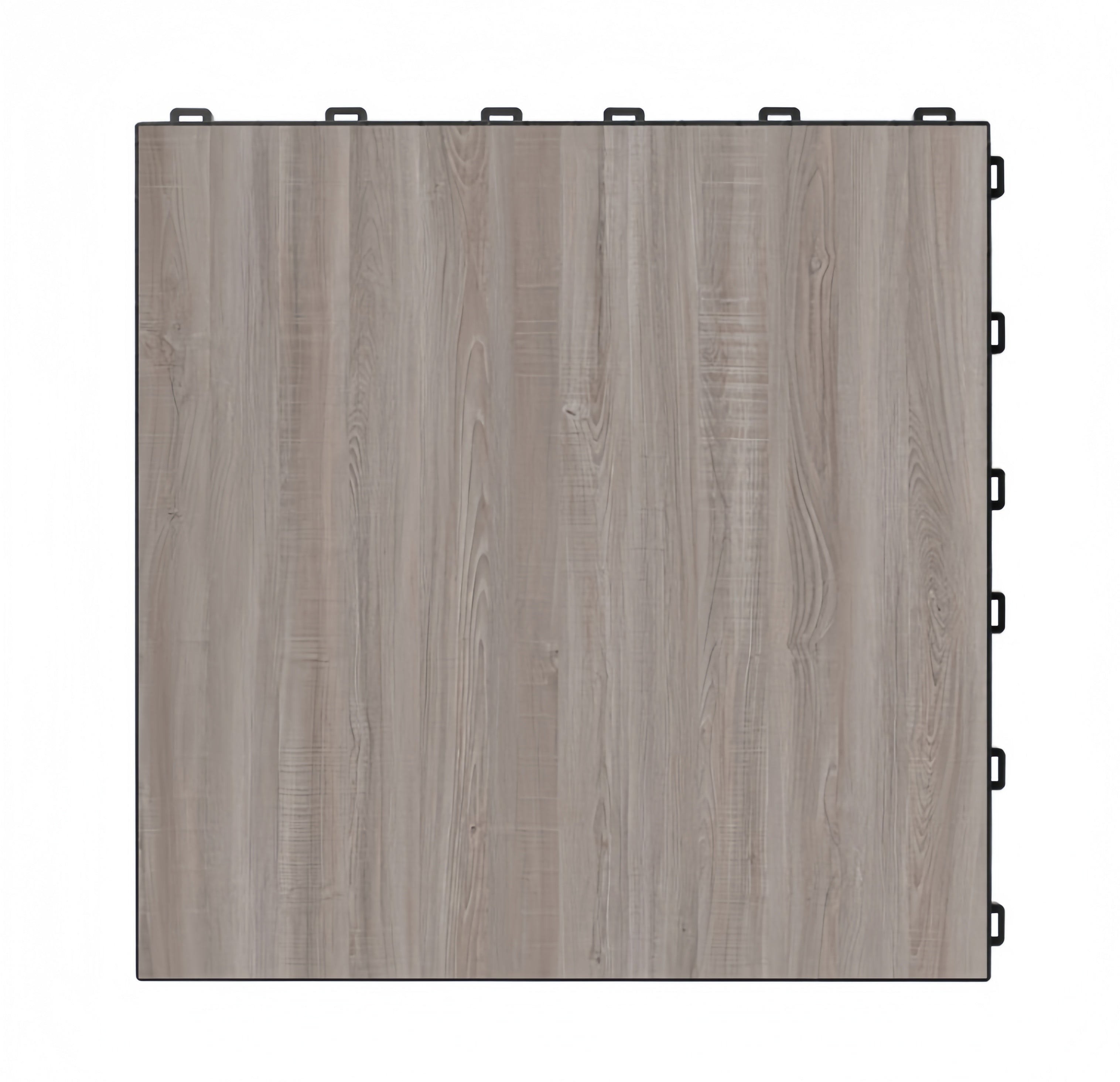 Wood Grain 1.8cm PP Interlocking Floor Grate | 40x40cm Non-Slip Garage Tile