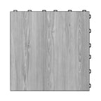 Wood Grain 1.8cm PP Interlocking Floor Grate | 40x40cm Non-Slip Garage Tile