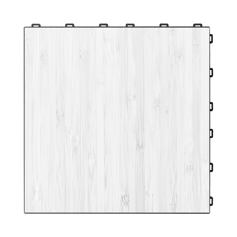 Wood Grain 1.8cm PP Interlocking Floor Grate | 40x40cm Non-Slip Garage Tile