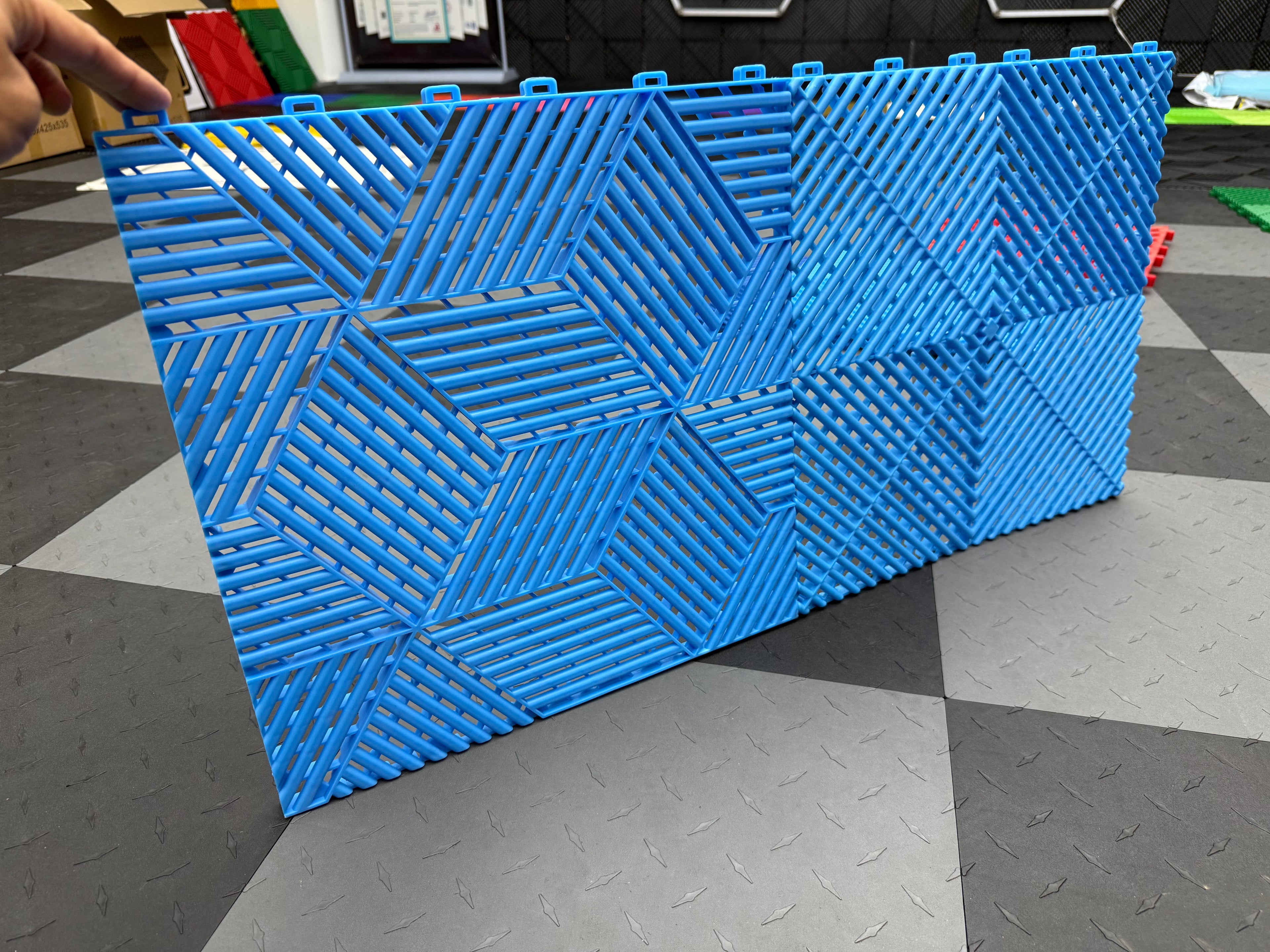 3D textured flooring