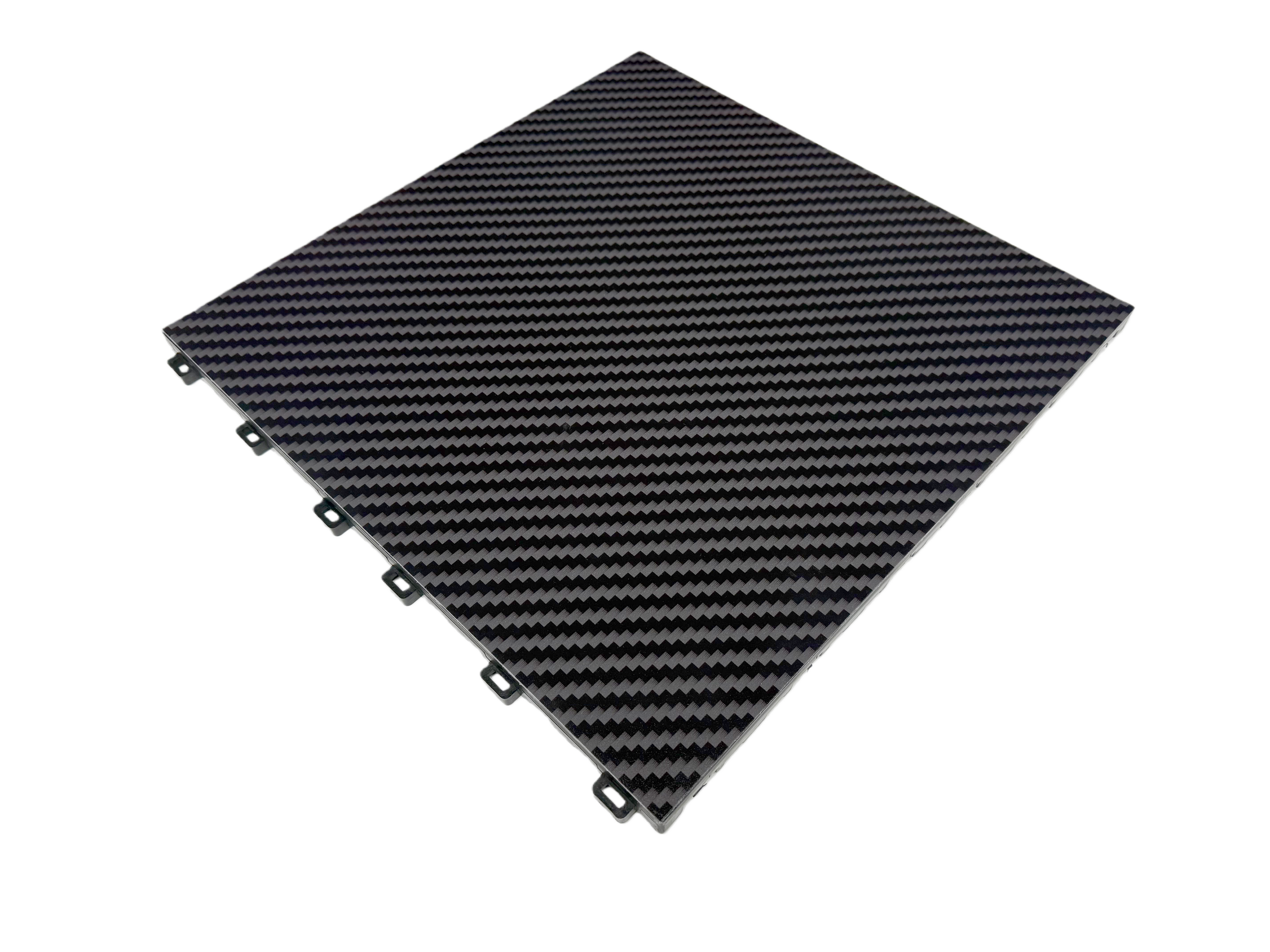 Interlocking PP Garage Floor Grate Heavy Duty 6 Ton Load Bearing Modular Drainage Floor Tiles For Car Garage Workshop Car Wash Warehouse