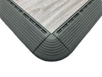 Wood Grain 1.8cm PP Interlocking Floor Grate | 40x40cm Non-Slip Garage Tile